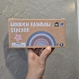 Wooden Stackable Rainbow New In Box